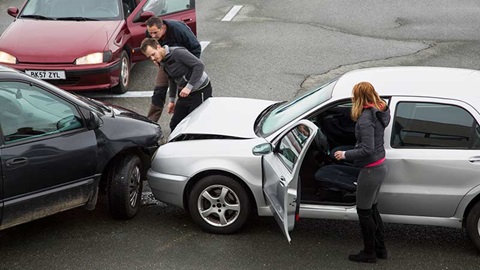 collision entre voitures